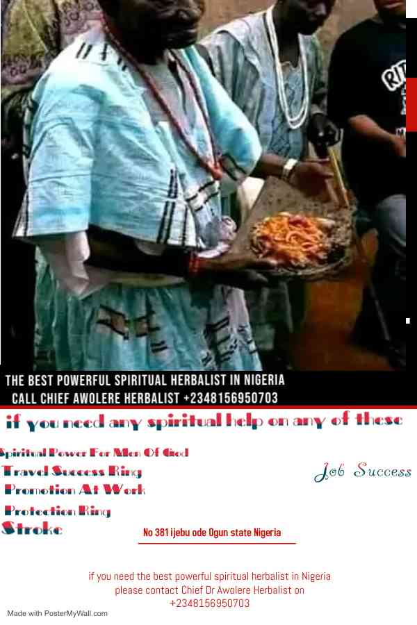 The best powerful spiritual herbalist juju in Nigeria +2348156950703 picture